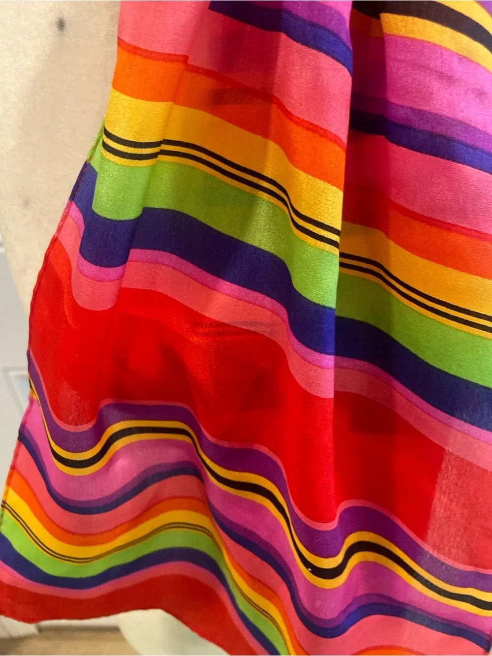 Echo silk scarf